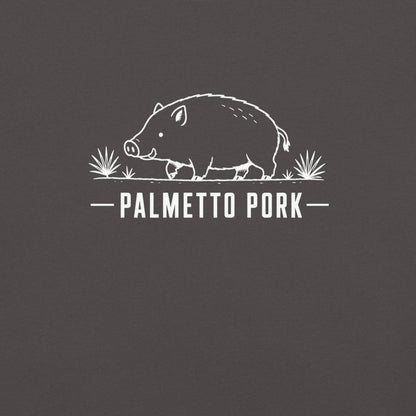 Palmetto Pork Florida boar graphic in graphite