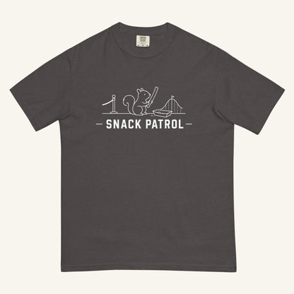 Snack Patrol Florida squirrel graphic t-shirt in graphite