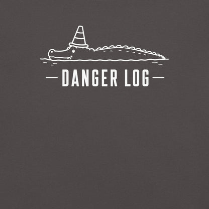 Danger Log Florida alligator graphic in graphite