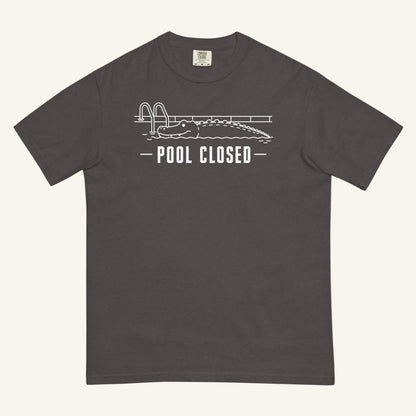 Pool Closed Florida alligator graphic t-shirt in graphite