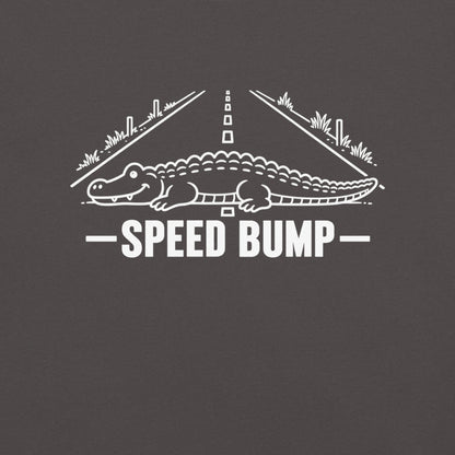 Speed Bump Florida alligator graphic in graphite