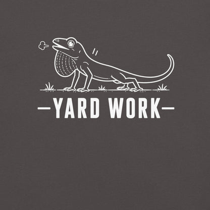 Yard Work Florida ibis graphic in graphite