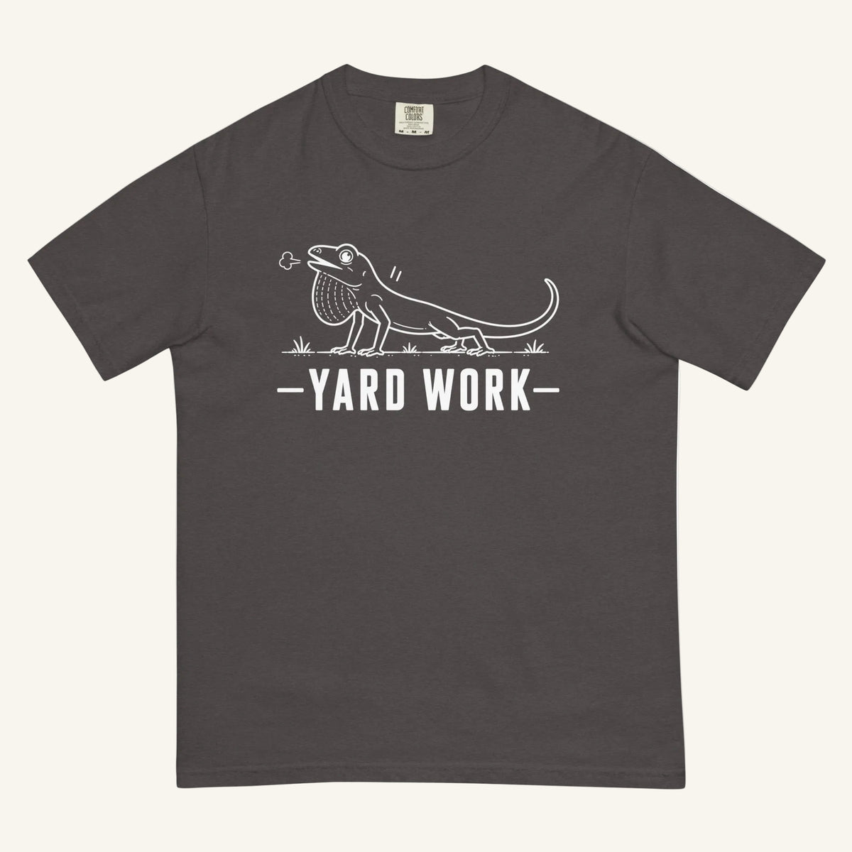 Yard Work Florida ibis graphic in graphite