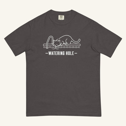 Watering Hole Florida wildlife graphic t-shirt in graphite