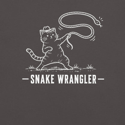 Snake Wrangler Florida snake graphic in graphite