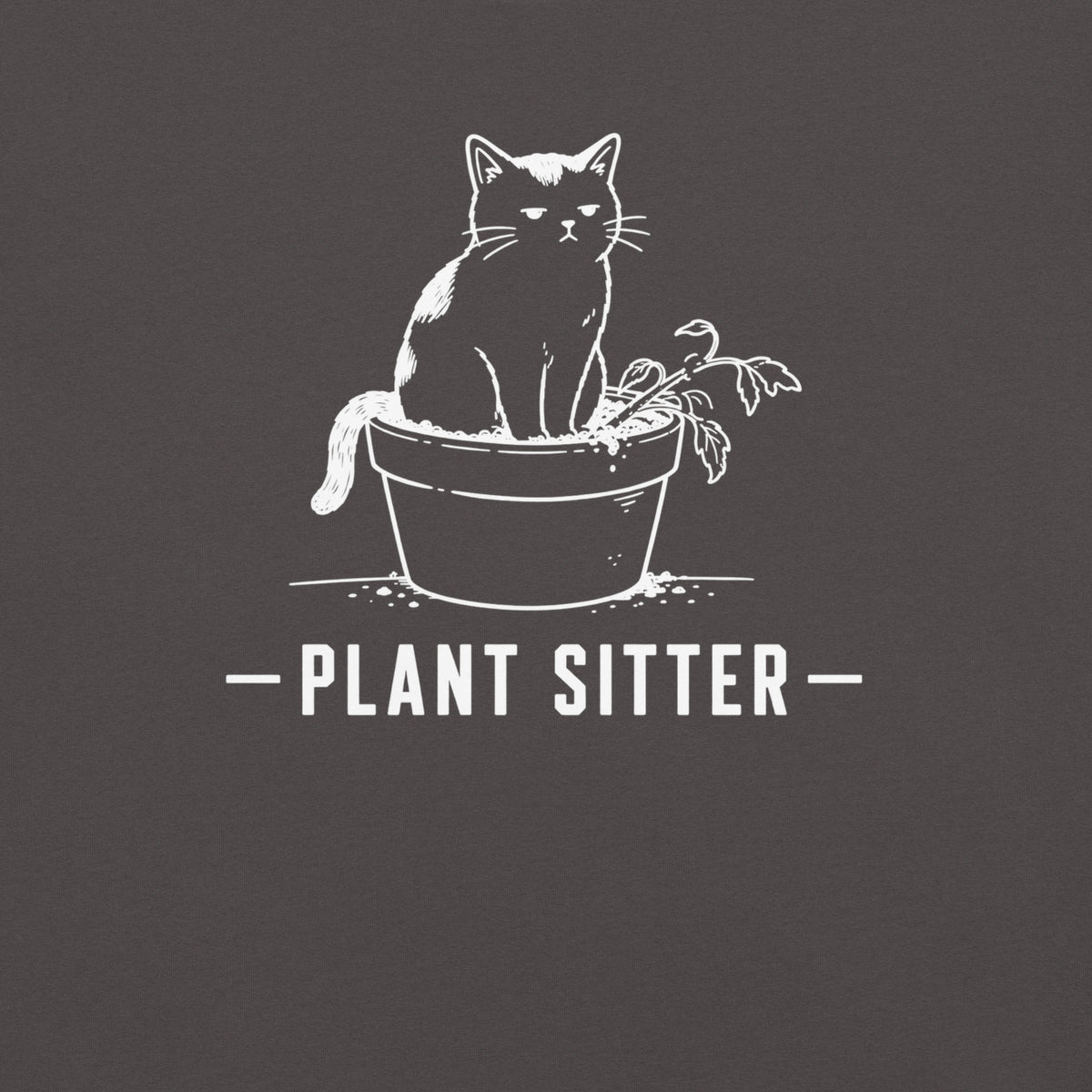Plant Sitter Florida wildlife graphic in graphite