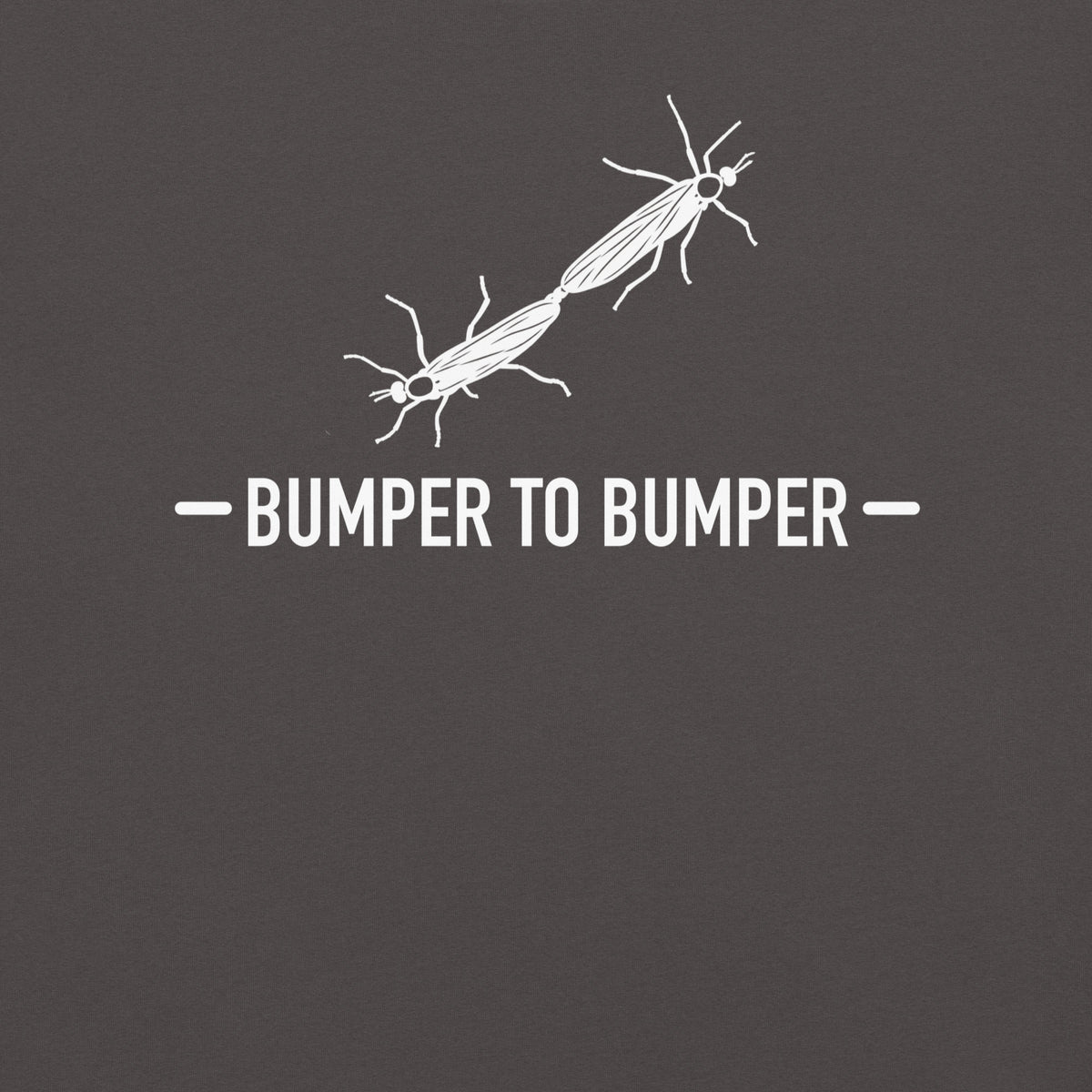 Bumper to Bumper Florida lovebug graphic in graphite