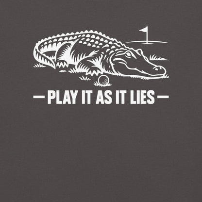 Play It As It Lies design in graphite