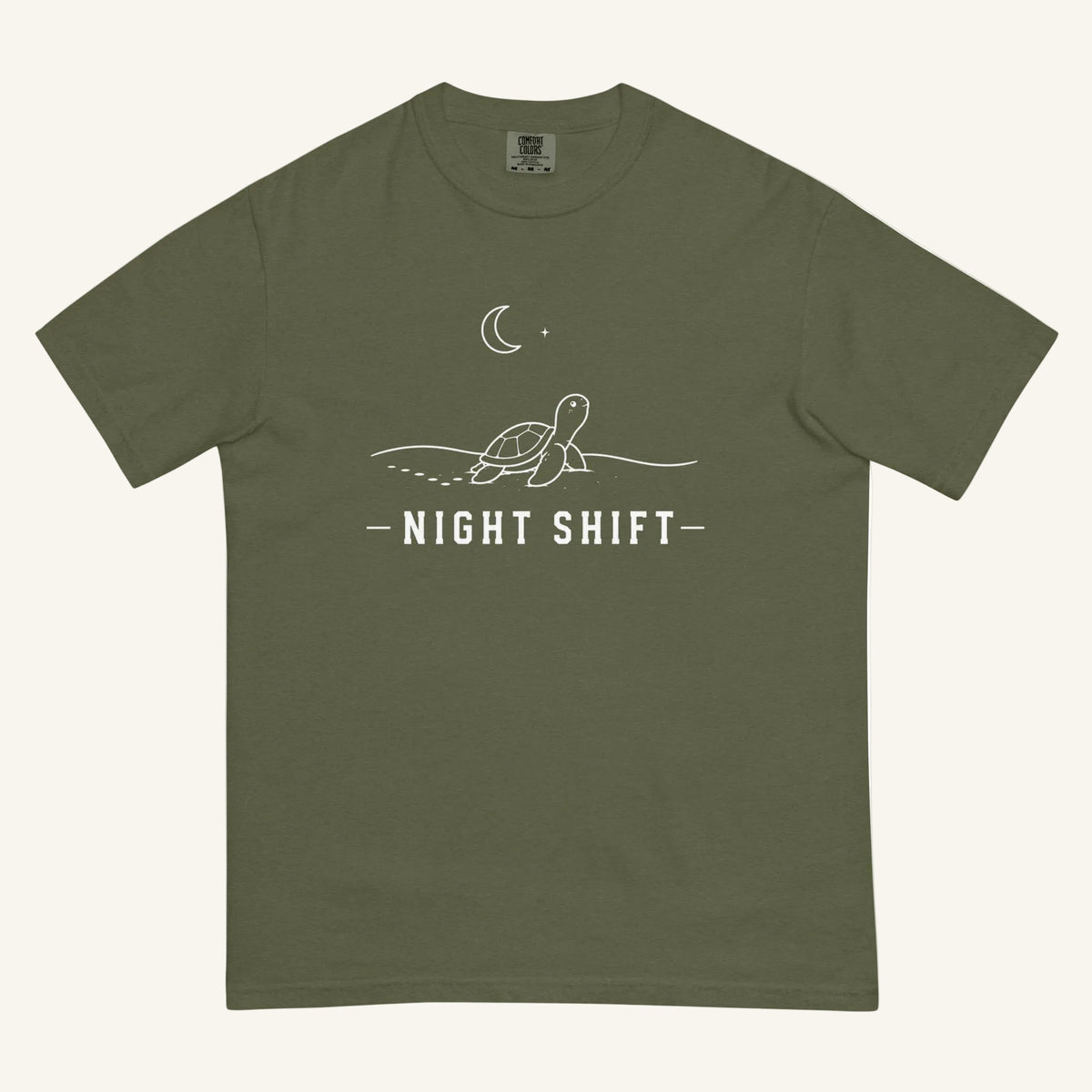 Night Shift Florida wildlife graphic t-shirt in hemp