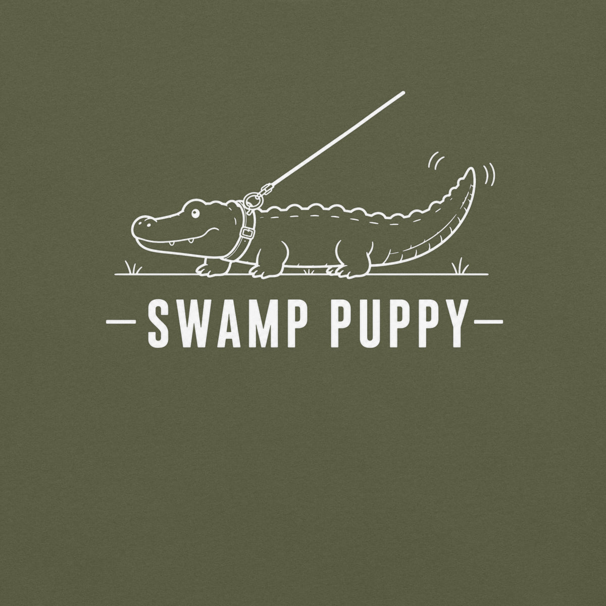 Swamp Puppy Florida alligator graphic in hemp