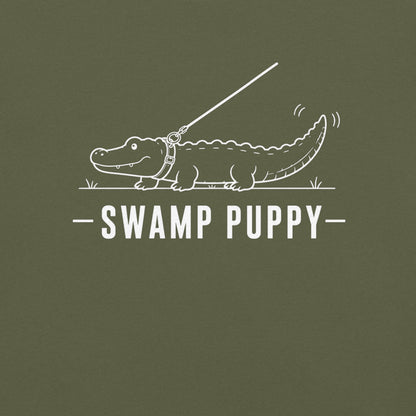 Swamp Puppy Florida alligator graphic in hemp