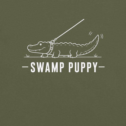 Swamp Puppy Florida alligator graphic in hemp