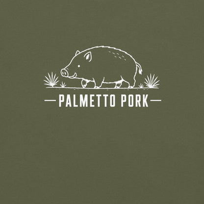 Palmetto Pork Florida boar graphic in hemp