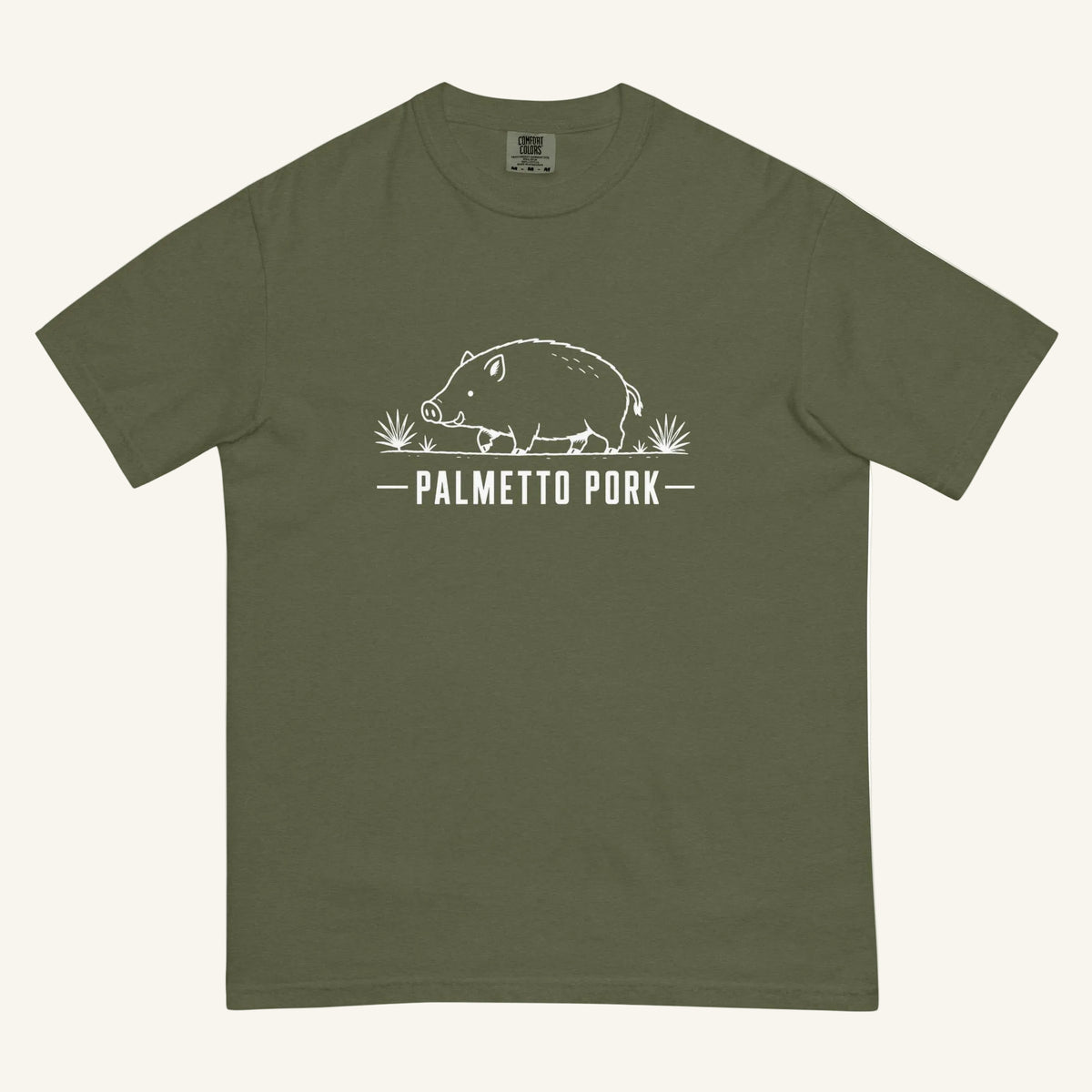 Palmetto Pork Florida boar graphic t-shirt in hemp