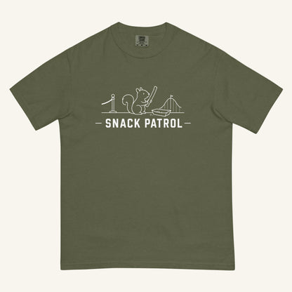 Snack Patrol Florida squirrel graphic t-shirt in hemp