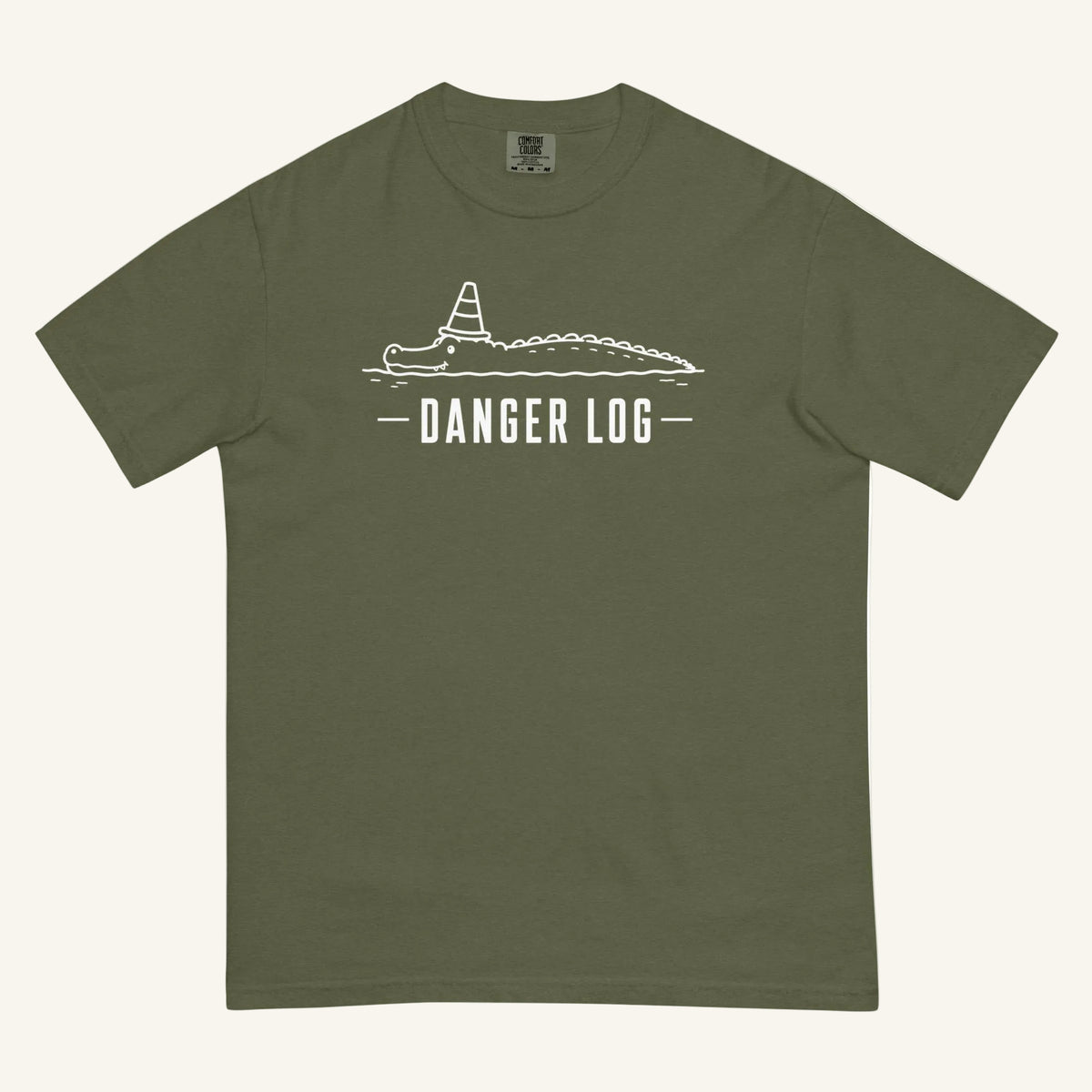 Danger Log Florida alligator graphic t-shirt in hemp