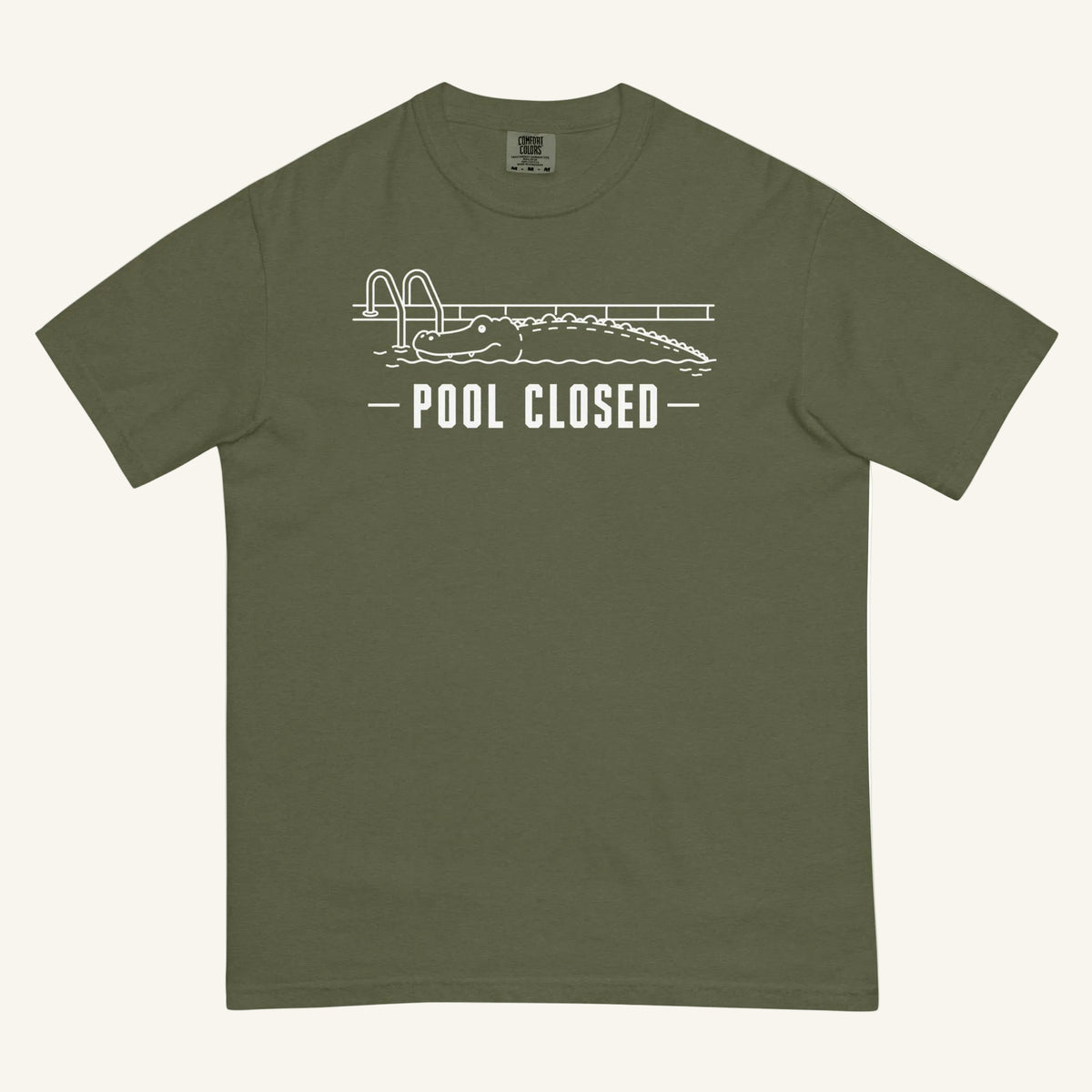 Pool Closed Florida alligator graphic t-shirt in hemp