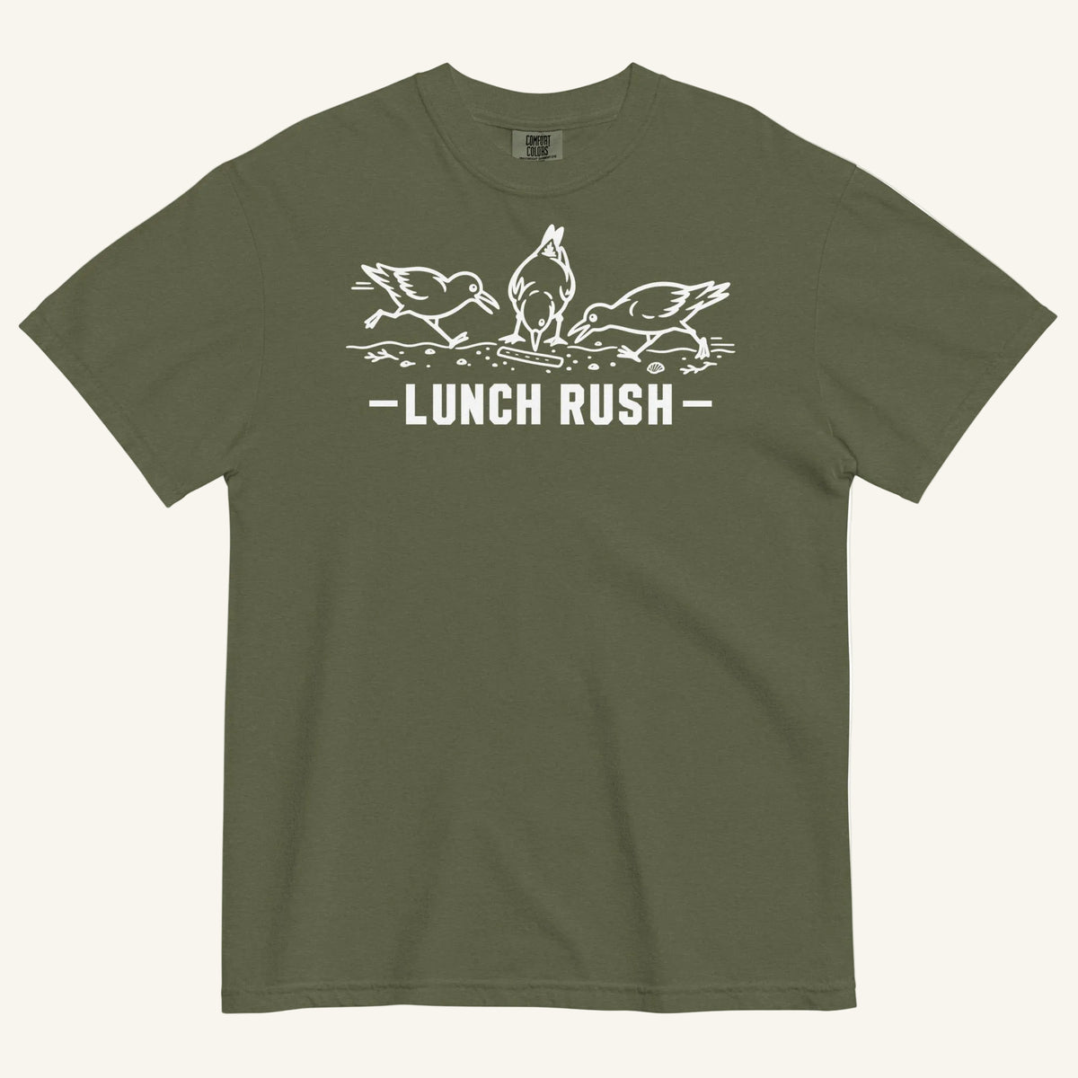 Lunch Rush Florida seagull graphic t-shirt in hemp