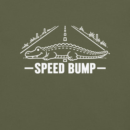Speed Bump Florida alligator graphic in hemp