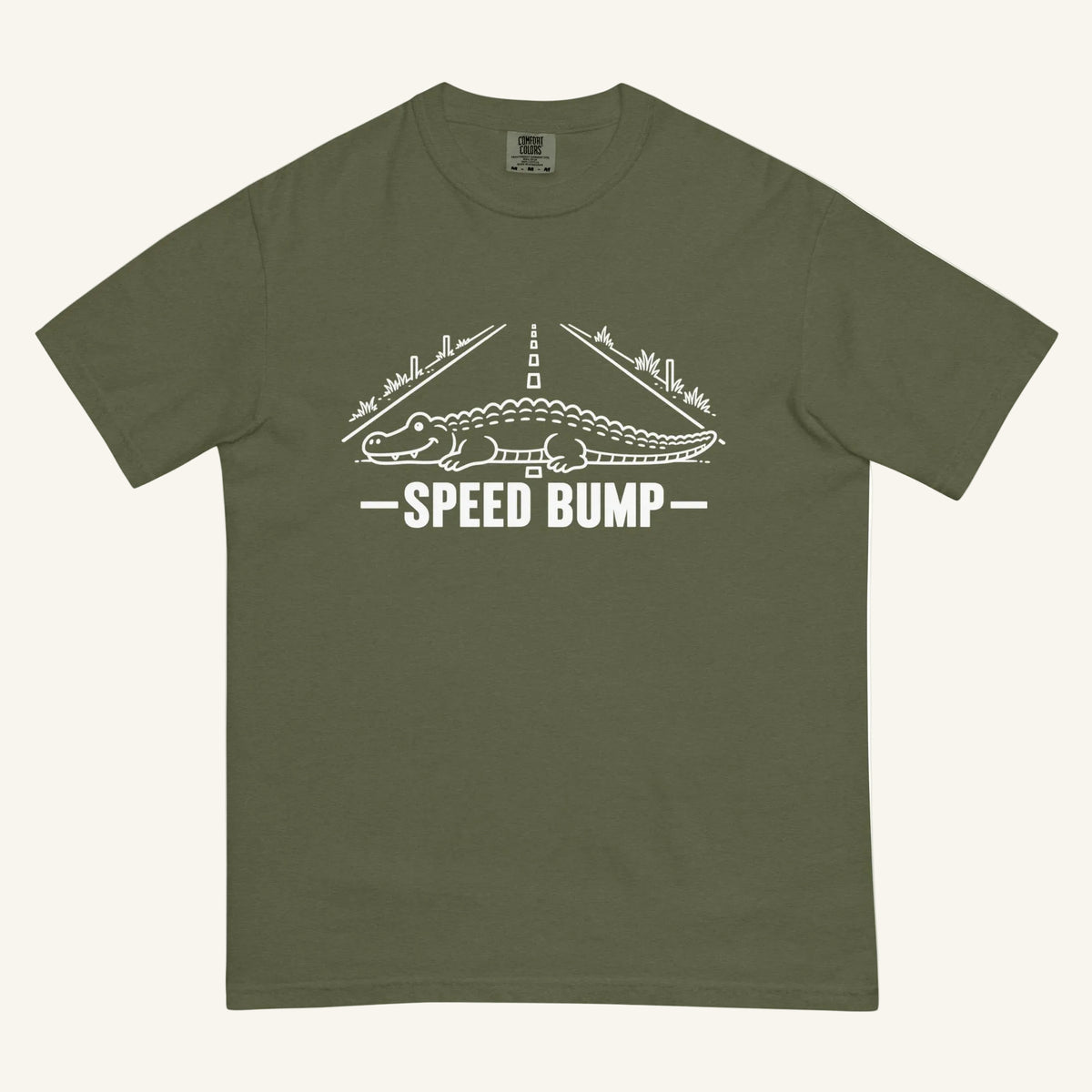 Speed Bump Florida alligator graphic t-shirt in hemp