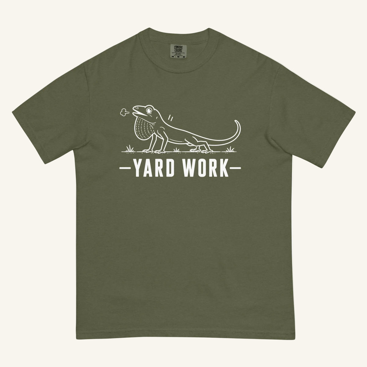 Yard Work Florida ibis graphic t-shirt in hemp