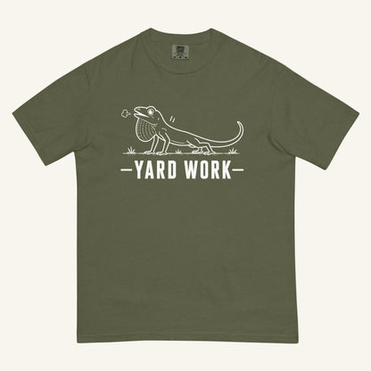 Yard Work Florida ibis graphic t-shirt in hemp