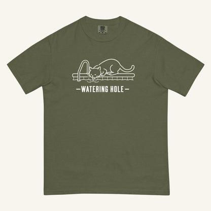Watering Hole Florida wildlife graphic t-shirt in hemp