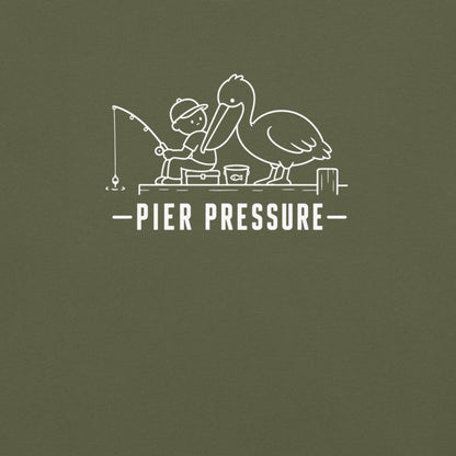 Pier Pressure Florida coastal wildlife graphic in hemp