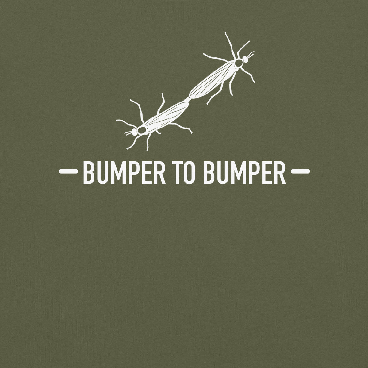 Bumper to Bumper Florida lovebug graphic in hemp