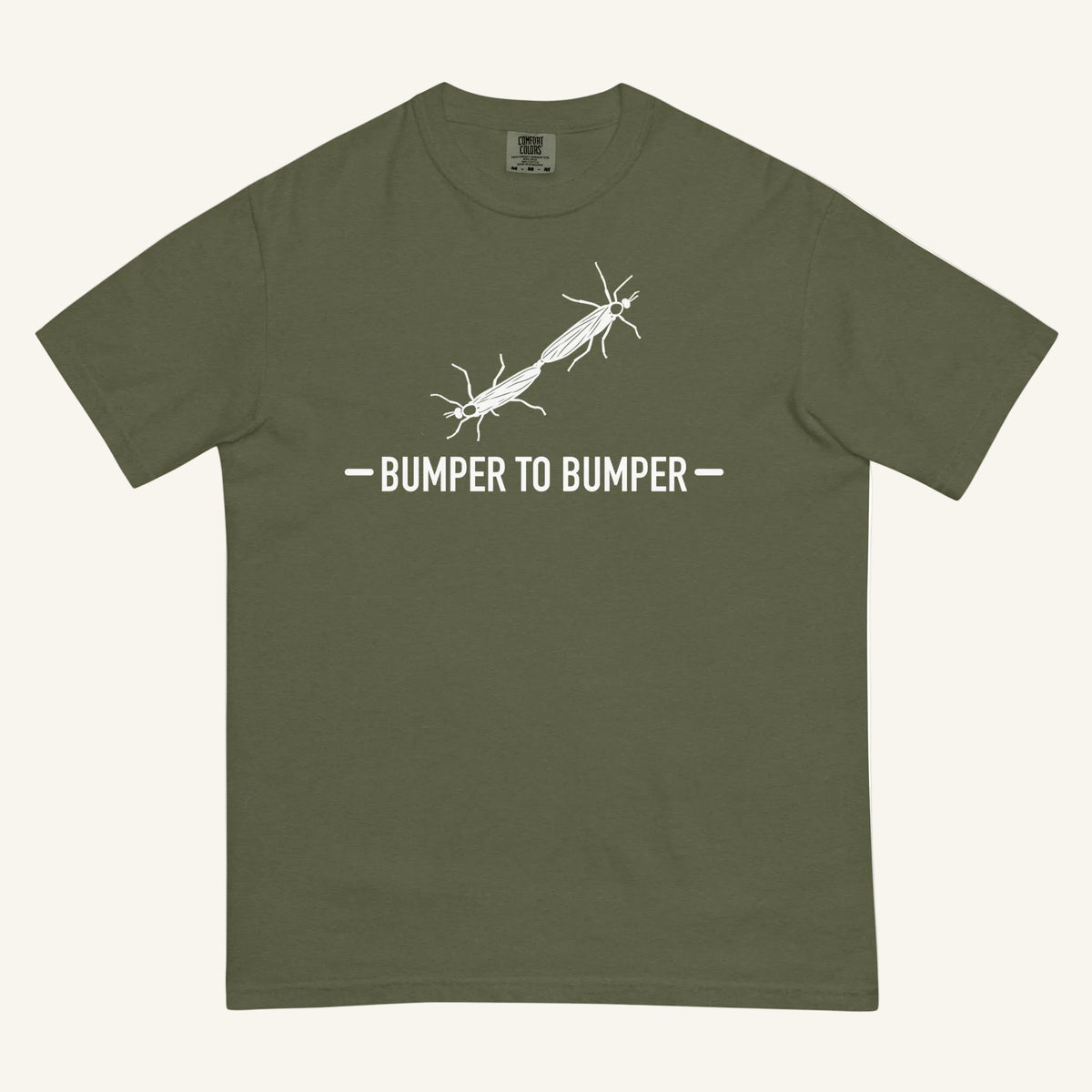 Bumper to Bumper Florida lovebug graphic t-shirt in hemp