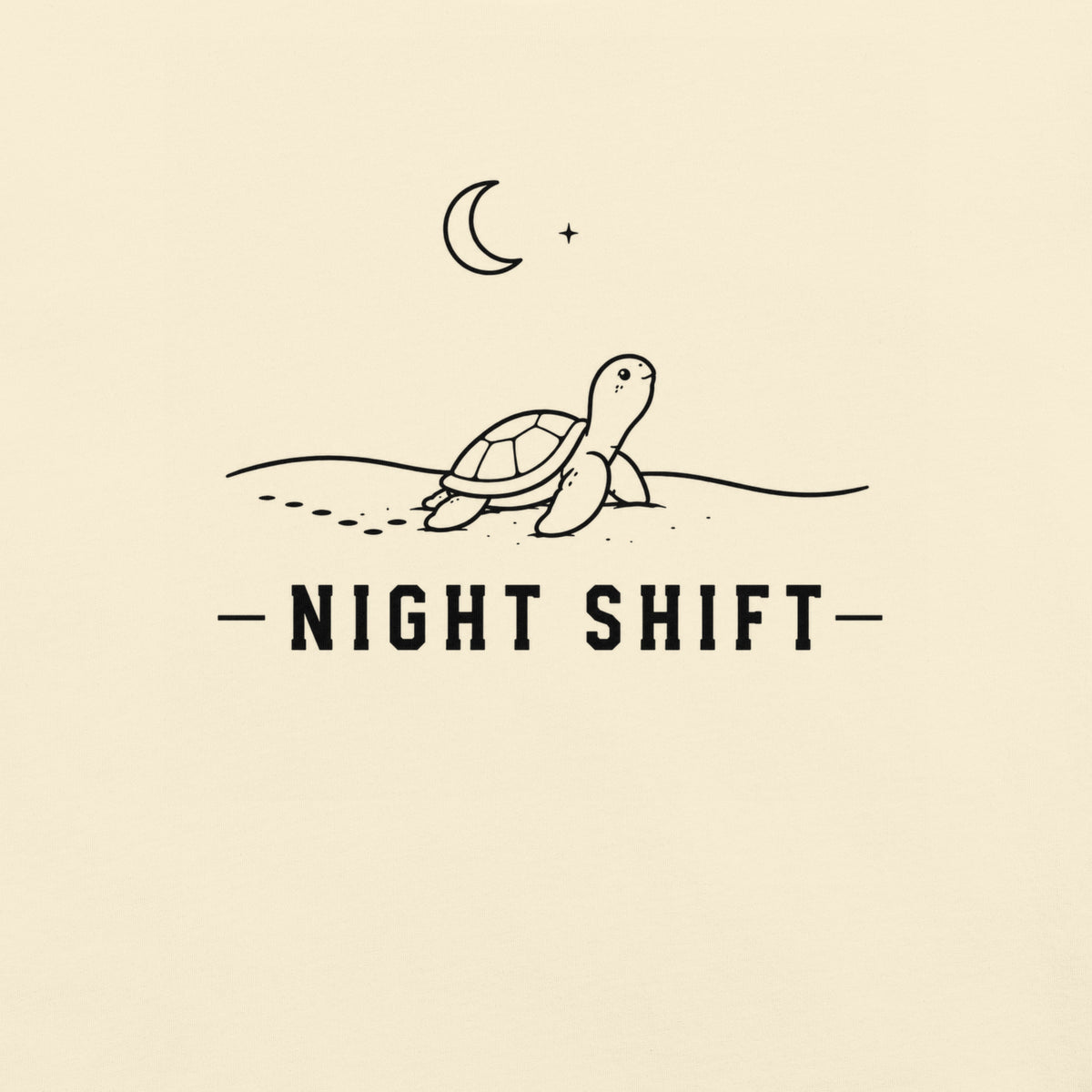Night Shift Florida wildlife graphic in ivory