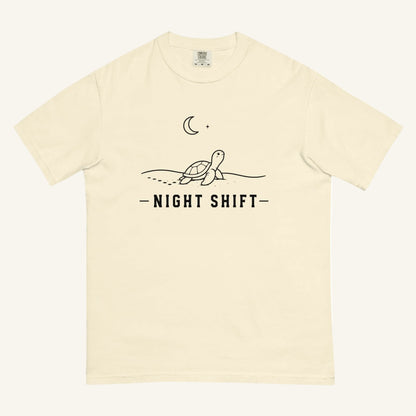 Night Shift Florida wildlife graphic t-shirt in ivory