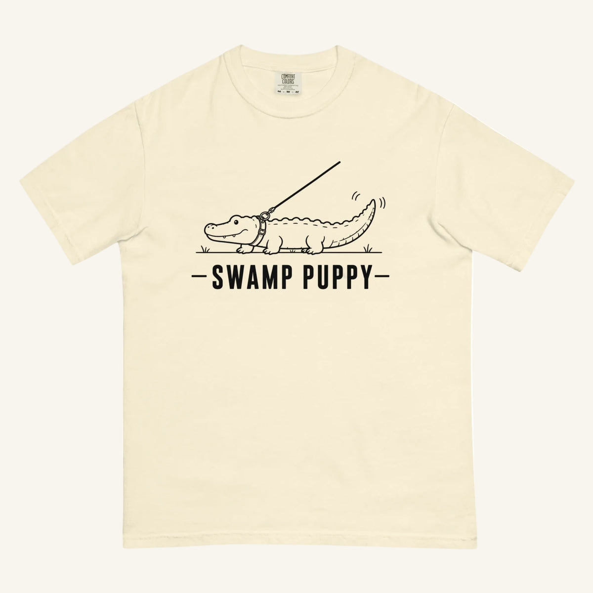 Swamp Puppy Florida alligator graphic t-shirt in ivory