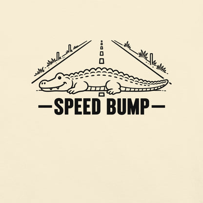 Speed Bump Florida alligator graphic in ivory