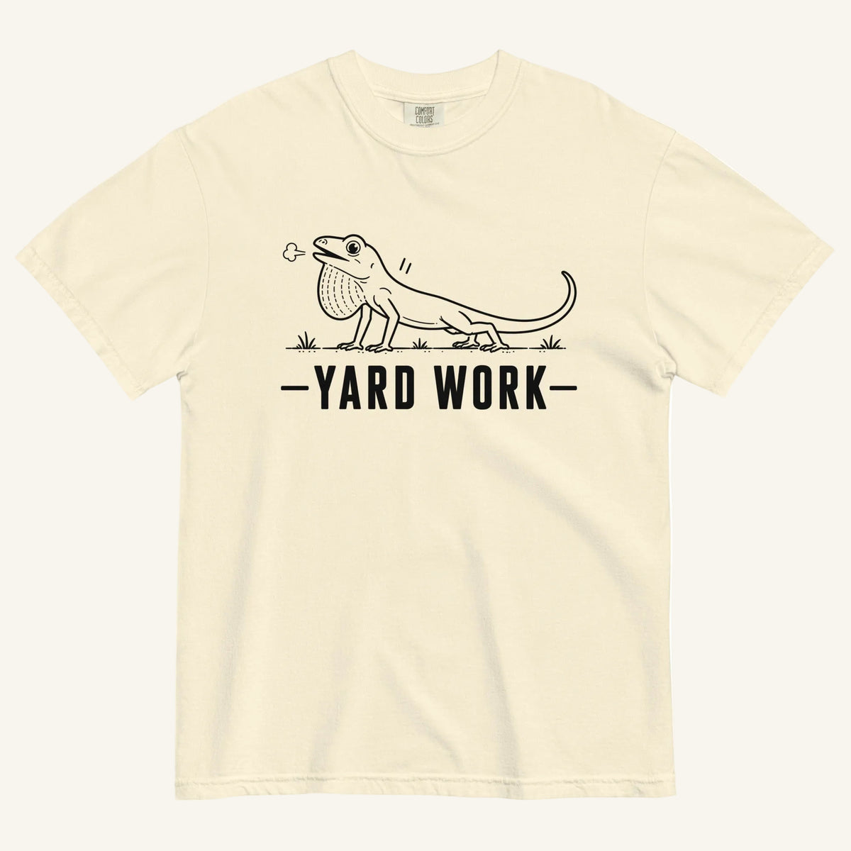 Yard Work Florida ibis graphic t-shirt in ivory