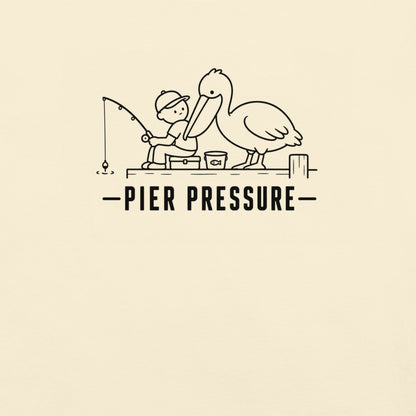 Pier Pressure Florida coastal wildlife graphic in ivory