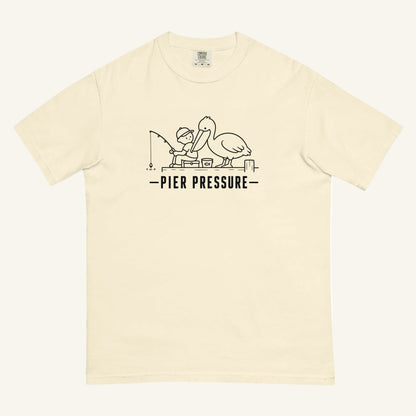 Pier Pressure Florida coastal wildlife graphic t-shirt in ivory