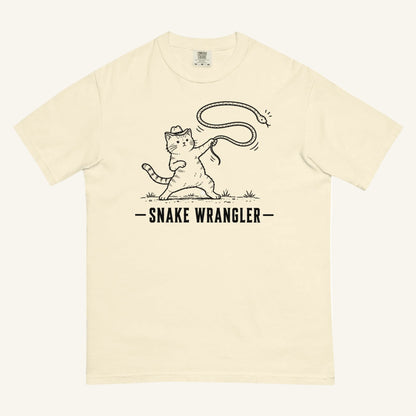 Snake Wrangler Florida snake graphic t-shirt in ivory