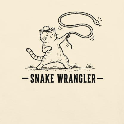 Snake Wrangler Florida snake graphic in ivory