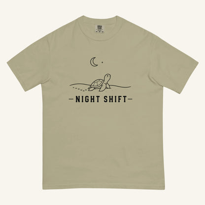 Night Shift Florida wildlife graphic t-shirt in khaki