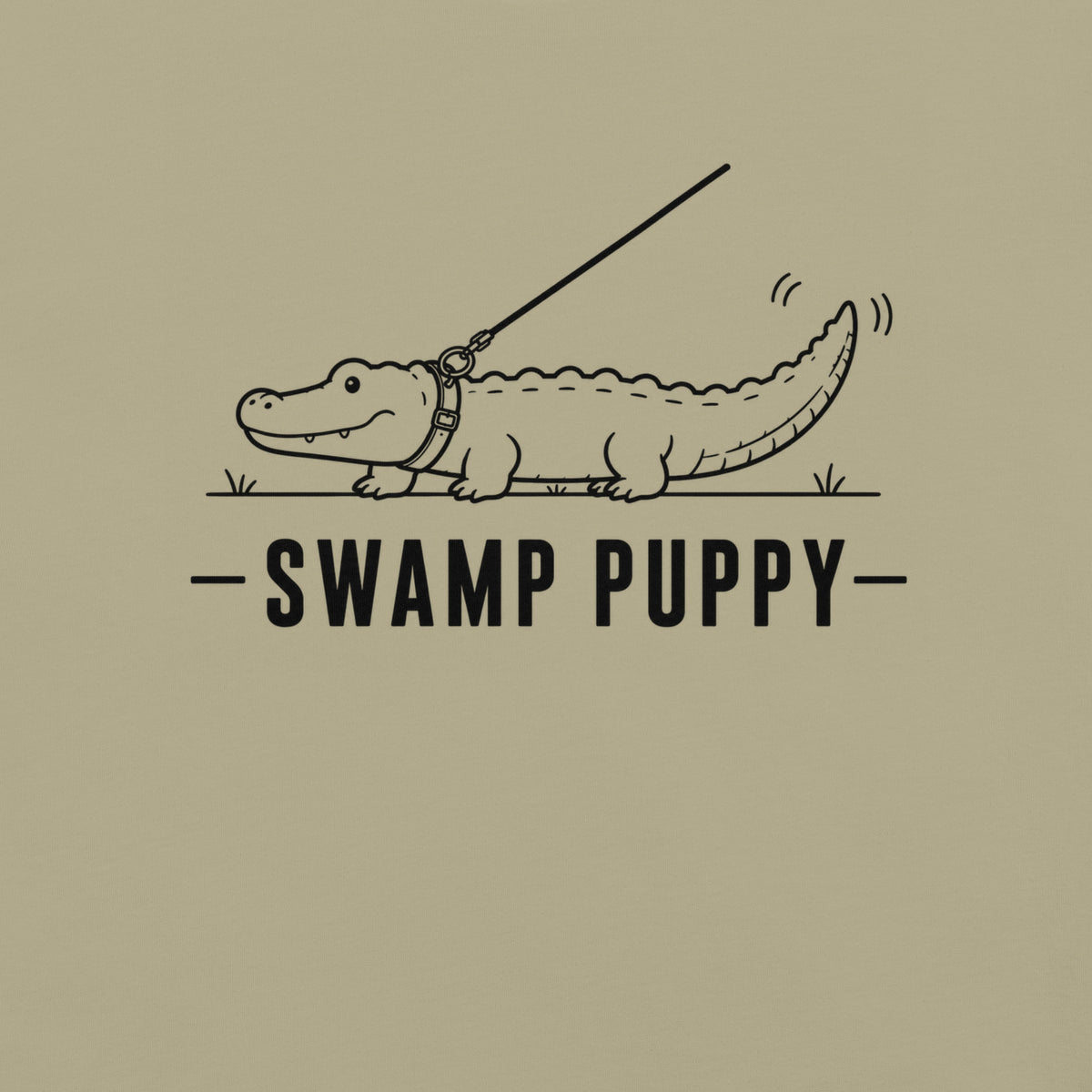 Swamp Puppy Florida alligator graphic in khaki
