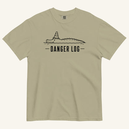 Danger Log Florida alligator graphic t-shirt in khaki