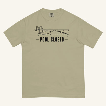 Pool Closed Florida alligator graphic t-shirt in khaki