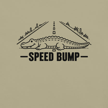 Speed Bump Florida alligator graphic in khaki