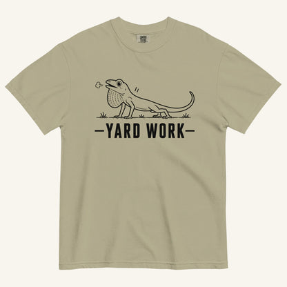 Yard Work Florida ibis graphic t-shirt in khaki
