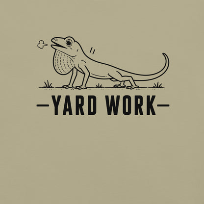 Yard Work Florida ibis graphic in khaki