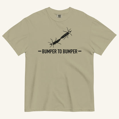 Bumper to Bumper Florida lovebug graphic t-shirt in khaki