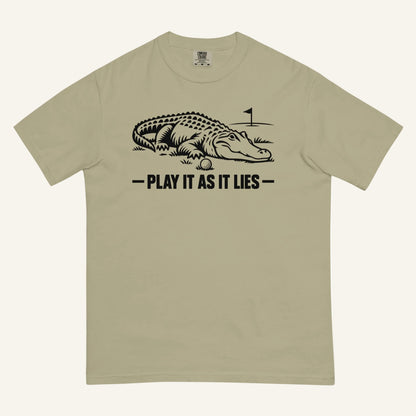 Play It As It Lies Tee in khaki