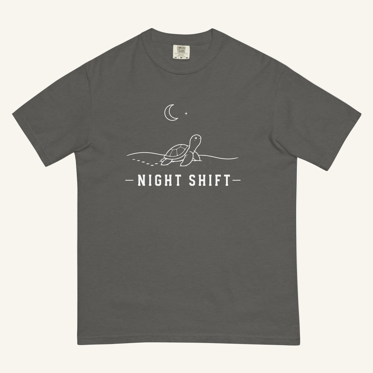 Night Shift Florida wildlife graphic t-shirt in pepper