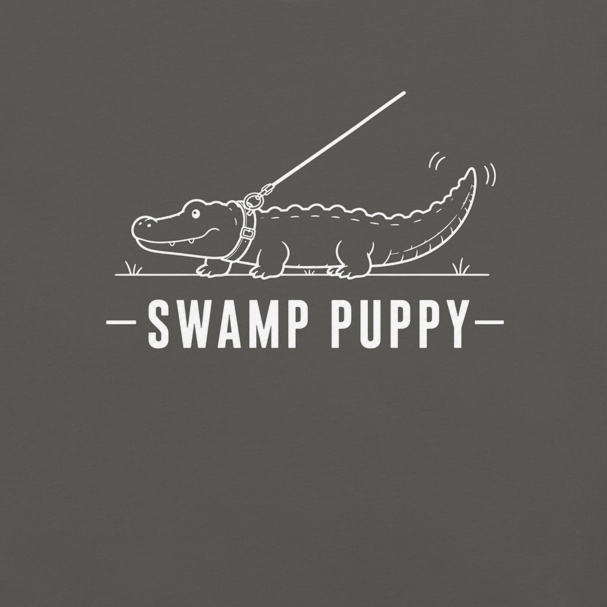 Swamp Puppy Florida alligator graphic in pepper